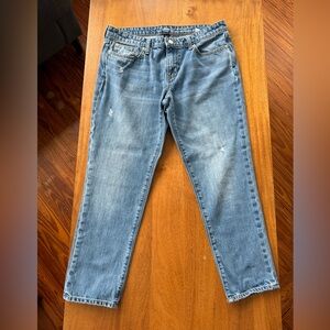 GAP Women's Boyfriend Jeans in Light Blue